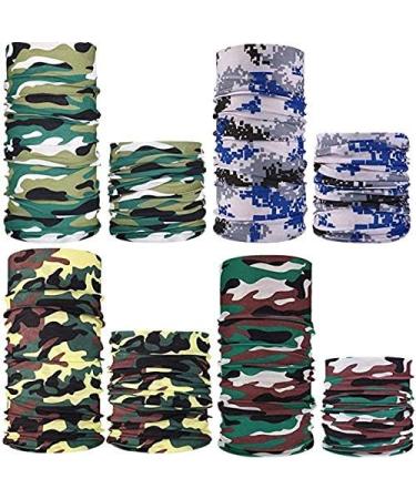 Buy Guifier Multifunction Cloth Face Mask Bandanas - 12 Seamless UV Protecting Scarves for Yoga Walking & Motorcycling - Ideal Headgear & Neck Gaiters - Buy Online on GoSupps.com