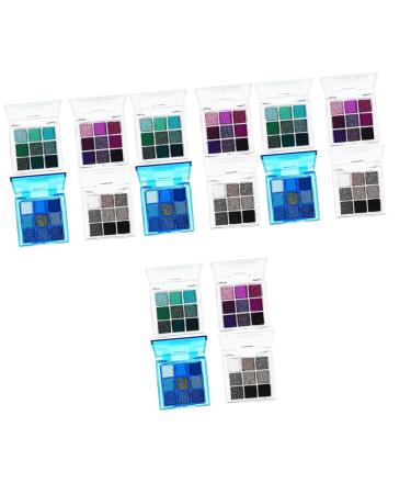 Didiseaon 16 Pcs Eye Shadow Palette Neutral Eyeshadow Palette Colorful Eyeshadow Palette Eye Makeup Plastic 1 count (Pack of 1) Multix4pcs