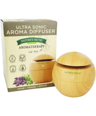 Nature's Truth Ultra-Sonic Aromatherapy Diffuser - Elegant Wood-Look | USB Adapter Included | International Shipping Available - Buy Online on GoSupps.com
