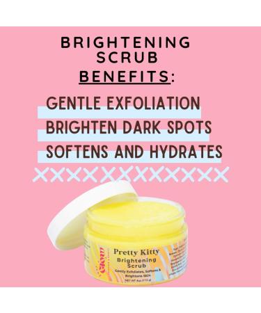 Pretty Kitty Bikini Line Brightening Sugar Scrub - Kojic Acid & Turmeric Exfoliant for Ingrown Hairs & Razor Bumps - Buy Online on GoSupps.com