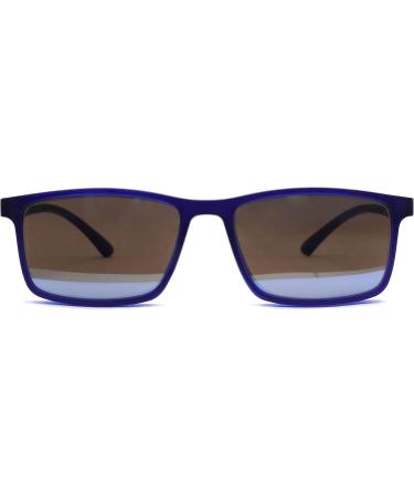 Shop Corpootto Unisex Clip-On Reading Glasses | Stylish Blue Mirror Lenses for Enhanced Vision - Buy Online on GoSupps.com