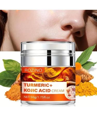 Kojic Cream with Turmeric Collagen and Hyaluronic Acid Infused Retinol Facial Moisturizer Hydrating and Skin Repairing - Buy Online on GoSupps.com