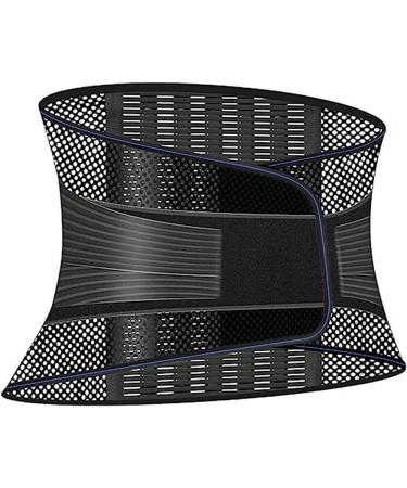 tylxayoxa fitness belt support band lumbosacral back brace waist support belt brace for M nner lumbosacral support black (size: xxl)