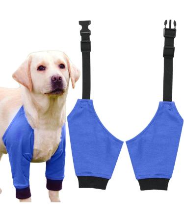 Dog Elbow Brace Protector - Dog Hip Joint Brace 1 Pair | Stain-Resistant Pet Recovery Knee Pad for Medium Dog Breathable Wear-Resistant Blue M - Buy Online on GoSupps.com