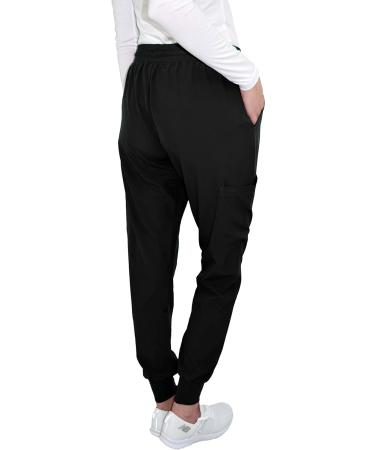 Green Town Women's Medical Nursing Jogger Scrub Pant - GT Performance | Medium | Black - Buy Online on GoSupps.com