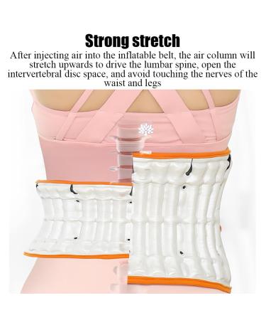 RK XKJ Inflatable Lumbar Support Belt - Electric Pressure Relief for Scoliosis | 360 Complete Back Pain Relief Solution - Buy Online on GoSupps.com