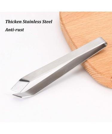 FRUTA 3-Piece Stainless Steel Fish Bone Tweezers Set - Flat and Slant Tip Hair Pliers Removal Tool - Buy Online on GoSupps.com