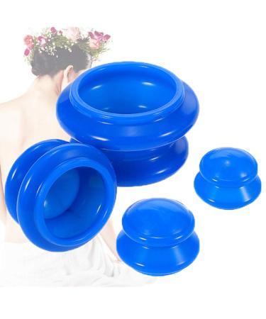 4 Size Cupping Therapy Sets Silicone - Cupping Therapy Professional Studio and Home Use Cupping Set, Stronger Suction Best for Myofascial Massage, Muscle, Nerve, Joint Pain Relief