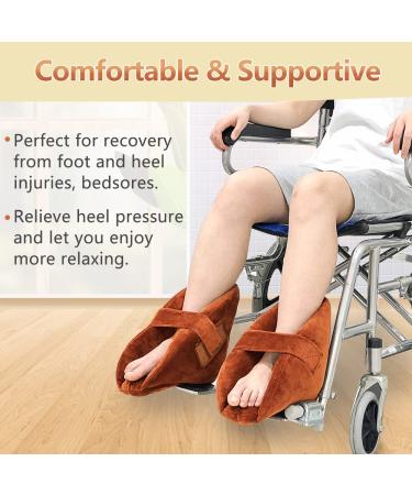 Heel Protectors Cushion for Bed Sores - Ankle Protector Pillows for Pressure Ulcers | Comfort & Relief (1 Pair - Buy Online on GoSupps.com