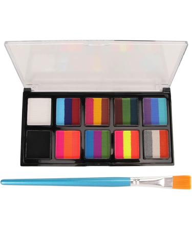  Haofy Haofy Body Paint Palette Water-Based Cream 10 Grids for Face and Body Painting at Parties and Performances - Buy Online on GoSupps.com