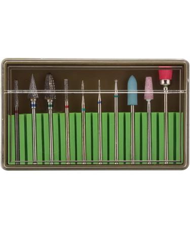 Nail Drill Bit Set with Materials with Perfect Effect Nail Drill Bits for Beauty Salon Shop Manicure Shop (ZeoopTmXHMMXES-11) - Buy Online on GoSupps.com