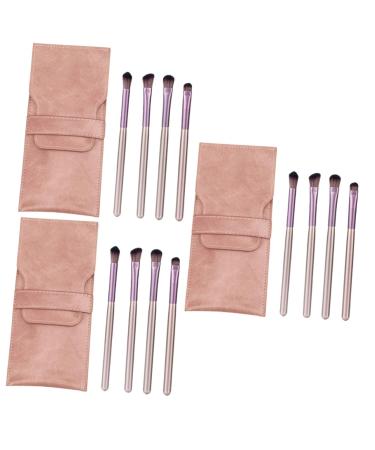 POPETPOP 3 Sets Eye Shadow Brush Set Eye Foundation Brush Eye Crease Brush Professional Makeup Brush Makeup Brush for Girls Makeup Brush for Women Girls Suit Miss Pu The Face Powder