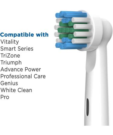 16 Pack Electric Toothbrush Replacement Heads - Compatible with Oral B Braun - Blue - Buy Online on GoSupps.com