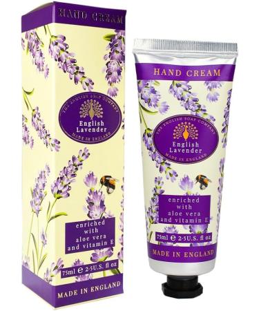 The English Soap Company Hand Cream Lavender Hand Cream Moisturising Hand Cream for Men and Women English Lavender Scent 75ml - Buy Online on GoSupps.com