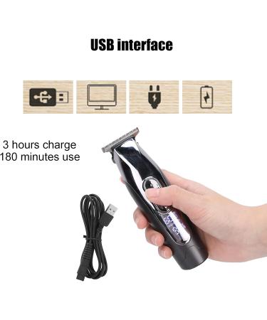 Dioche 2 in 1 Cordless Hair Clippers for Men - USB Rechargeable Electric Hair Trimmer & Professional Cutting Kit with Limit Combs & Cleaning Brush - Buy Online on GoSupps.com