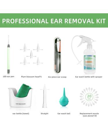 Electric Ear Wax Removal Kit - Safe & Easy Ear Cleaning for Adults & Kids - Buy Online on GoSupps.com