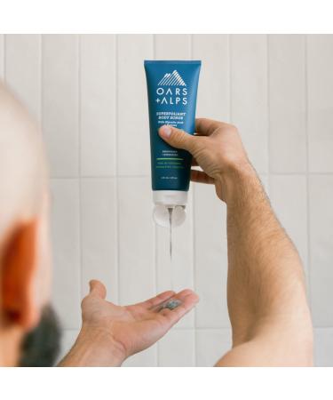 Oars + Alps Superfoliant Body Scrub - Dermatologist Tested Clean Ingredients Niacinamide & Coconut Oil - 8 Fl Oz | International Shipping Available - Buy Online on GoSupps.com