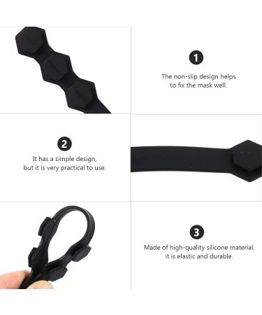 Buy Gatuida 10 PC Masking Hooks - Black Face Mask Ear Protectors & Adjustable Extension Buckles for Comfort | International Shipping Available - Buy Online on GoSupps.com
