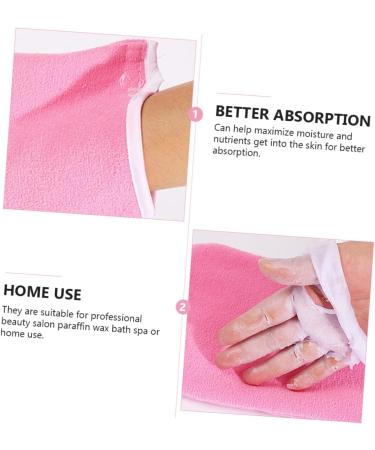 FRCOLOR 8 Pairs Hand and Foot Moisture Socks for Dry Feet Cotton Gloves for Dry Hands Single Use Glove Cracked Hands Repair Gloves Wax Bath Foot Covers Paraffin Socks Heel Spa - Buy Online on GoSupps.com