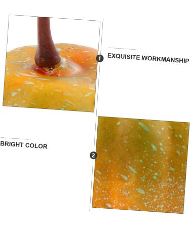 LIFKICH 20pcs Simulated Mini Pumpkin Artificial Pumpkin Decoration Halloween Pumpkin Decoration Artificial Harvest Decoration Giraffe Decor Pumpkins Model Photo Props Manual Decorate Foam As Shown 2.2X3.4CM - Buy Online on GoSupps.com