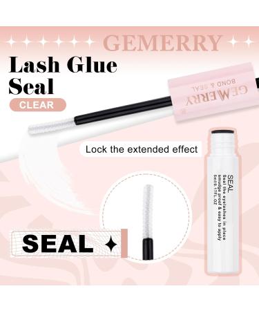  GEMERRY Gemerry 2PCS Lash Bond and Seal Glue DIY Cluster Eyelash Adhesive Durable and Waterproof 2 in 1 Eyelash Extension Glue Suitable for Cluster Glue for Individual False Eyelash Extensions (5 ml + 5 ml - 2PCS) - Buy Online on GoSupps.com