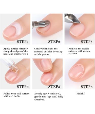 Cuticle softener 20 ml oil to strengthen the cuticle solution for removing dead skin for women beauty manicure pedicure home travel hands feet toes 1 piece 1er Pack - Buy Online on GoSupps.com