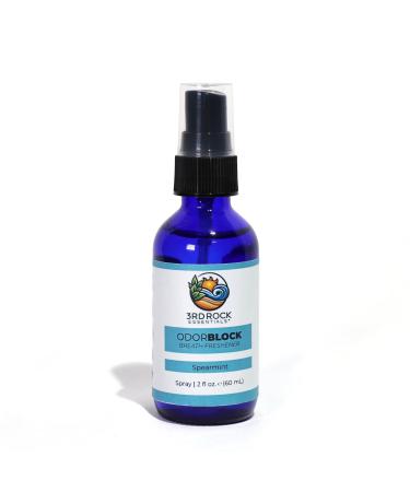 3rd Rock Essentials | ODORBlock Natural Breath Freshener Spray | Non Toxic Alcohol Free & Sugar Free Odor Control Mouth Spray | All Natural Personal Care (2 fl oz | 1 Pack)