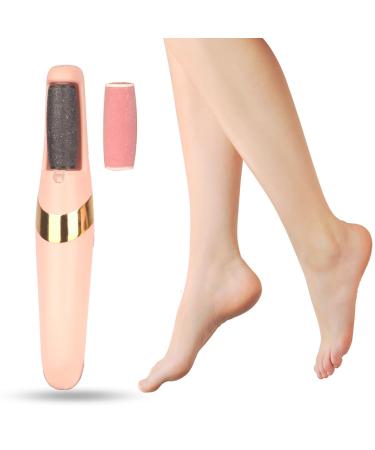 Electric Foot File Rechargeable Electric Feet Callus Remover Tool Foot File Hard Skin Remover Waterproof Feet Hard Skin with 2 Heads 2 Speeds for Home Spa Pedicure