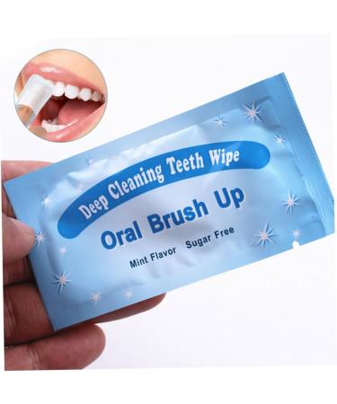 Teeth Cleaning Wipes - Whitening & Hygiene Care Tool - 50pcs Finger Toothbrushes for Easy Oral Care - Buy Online on GoSupps.com