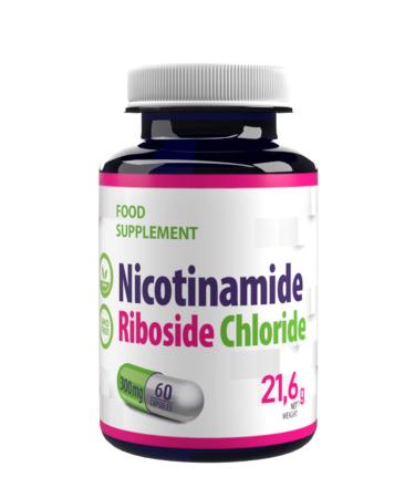 NAD+ Nicotinamide Ribose Chloride 300mg 60 Vegan Capsules 3rd Party Lab Tested High Strength Supplement Gluten and GMO Free - Buy Online on GoSupps.com