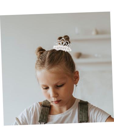 minkissy Hair Accessories Girls Hair Ties Pearl Crown Hair Ties Elastic Ponytail Holder Little Girl Hair Ties Elastic Hair Tie for Girl Pearl Hair Ties South Korea Child Alloy Pearl Beads - Buy Online on GoSupps.com