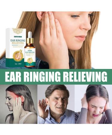 Tinnitus Ear Drops 20ml Ear Ringing Relieving Ear Drops Treatment Tinnitus Relief Treatment Agents Otitis Drops for Ear Health Care - Buy Online on GoSupps.com