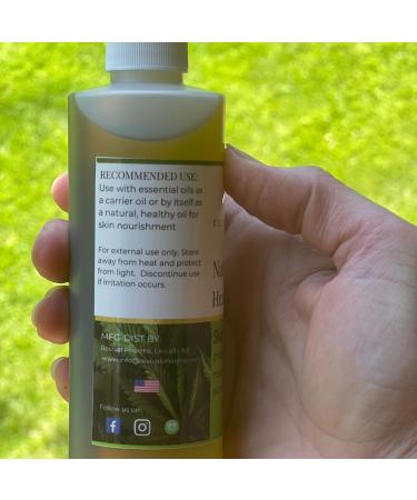 Hemp Seed Face Oil 8 Fl Oz | Soothing Skin Care with Omega-3 & 6 | Non-Comedogenic & USA Grown - Buy Online on GoSupps.com