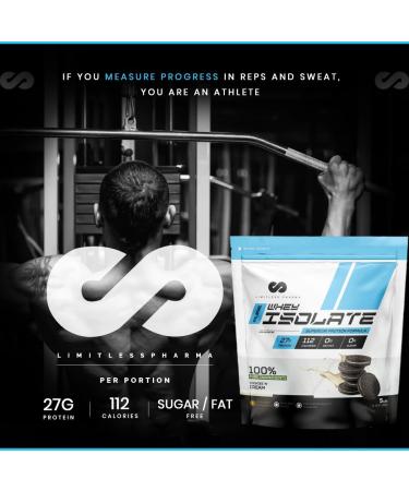 Limitless Pharma Pure Whey Isolate | High Protein Whey Isolate Protein Powder | 27g Protein 6g BCAAs Sugar Free Gluten Free Low Carb Low Lactose | 30 Servings 2LB (Chocolate Whipped Caramel) Chocolate Whipped Caramel 2LB - Buy Online on GoSupps.com