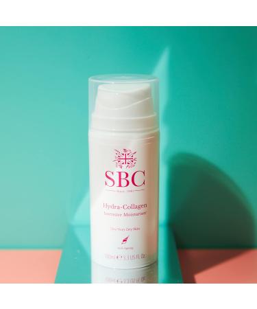 SBC Skincare Hydra-Collagen Intensive Moisturiser - 100ml | Anti-Ageing Face Cream | Hydrating Moisturiser For Dry Skin | Collagen Face Cream For Mature Skin - Buy Online on GoSupps.com