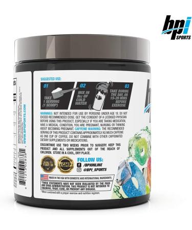 BPI Sports Best BCAA Energy Powder - Lean Muscle Building & Enhanced Performance - Sour Candy Flavor - 25 Servings, 8.8 oz - Buy Online on GoSupps.com