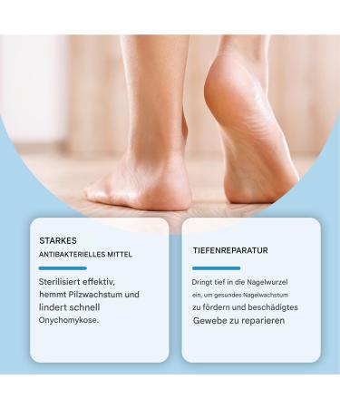 3 x nail care for toenails 90 ml nail hardener treatment nail care protection & strengthening of brittle nails care product for thick toenails treatment for - Buy Online on GoSupps.com