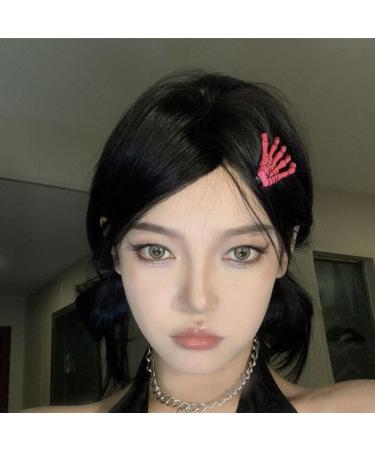 Limtula Halloween Claw Barrettes Dark Claw Hair Clip Cosplay Party Headwear Duckbill Clip Dress Up Party for Masquerade Pink - Buy Online on GoSupps.com