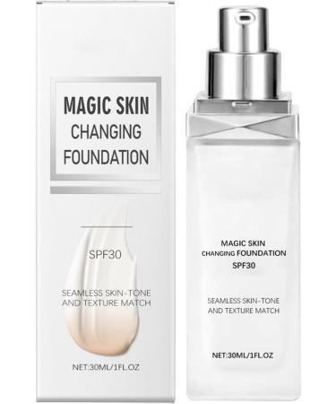 Color Changing Liquid Foundation Skin Changing Magic Foundation Natural Color Lightweight Face Foundation | Long Lasting Foundation for Oily & Dry Skin - Buy Online on GoSupps.com