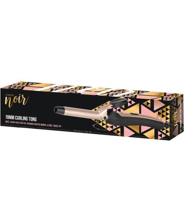 Carmen C81050 Noir 19mm Ceramic Barrel Curling Tong in Black/Rose Gold - Hair Curler - Buy Online on GoSupps.com