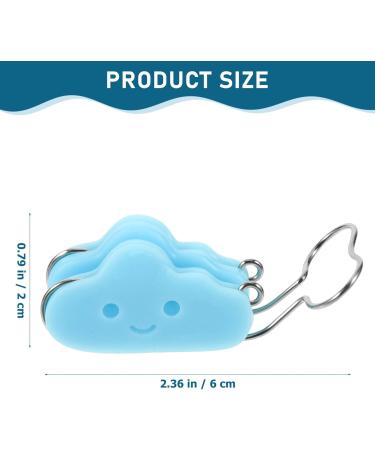 Healvian Nose Clip - Nose Up Lifting Corrector | Soft Silicone Slimming Device for Men - Sky Blue Beautifying Supplies - Buy Online on GoSupps.com