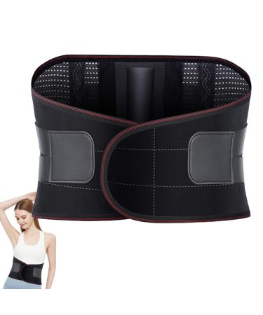 Lumbar Support Belt Breathable Lumbar Support Belt Compression Belt Adjustable Waist Protector Belt for Herniated Disc and Scoliosis