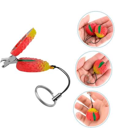 FOMIYES Strawberry Nail Scissors Acrylic Nail Clippers Nail Clippers for Thick Nails Fruit Toenail Clippers Mini Nail Clippers Nail Trimming Tool Manicure Stainless Steel Child - Buy Online on GoSupps.com