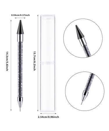 Strass Picker Tool & Dotting Tool - Double-Sided Rhinestone Applicator with Wax Head for Manicure - International Shipping - Buy Online on GoSupps.com