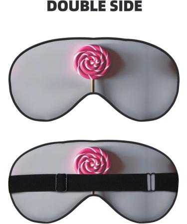 Lollipop Print Ultra-Soft Light-Blocking Eye Mask - Optimal Comfort & Restful Sleep | International Shipping Available - Buy Online on GoSupps.com