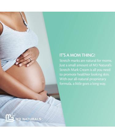 M3 Naturals Stretch Mark Cream - Collagen & Stem Cell Maternity Skincare - Stretch Mark Prevention & Scar Removal Lotion - 2oz - Buy Online on GoSupps.com