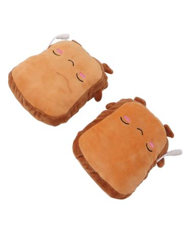USB Heating Gloves Cute Fingerless Portable Super Soft Plush Wrist Adjustable Laptop Winter Hand Heater