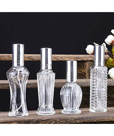 H&D Vintage Refillable Perfume Bottles - 4pcs Glass Spray Bottles | Perfect Wedding Gifts for Her - Buy Online on GoSupps.com