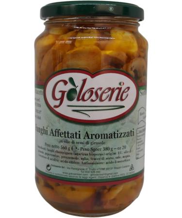 Goloserie SRL Mushroom in oil with peterli parsley garlic 580 g - Buy Online on GoSupps.com