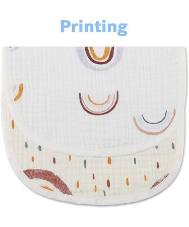 ISAKEN 2-Piece Waterproof Baby Bib Set - Bandana Drool Bibs for Feeding & Teething - Buy Online on GoSupps.com